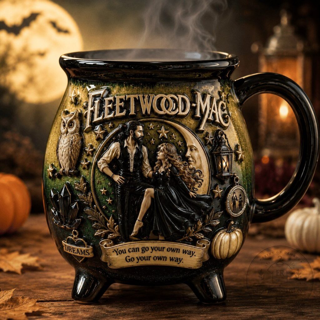 Fleetwood Mac Dreams You Can Go Your Own Way Halloween Cauldron Mug Fleetwood Mac Dreams You Can Go Your Own Way Halloween Cauldron Mug