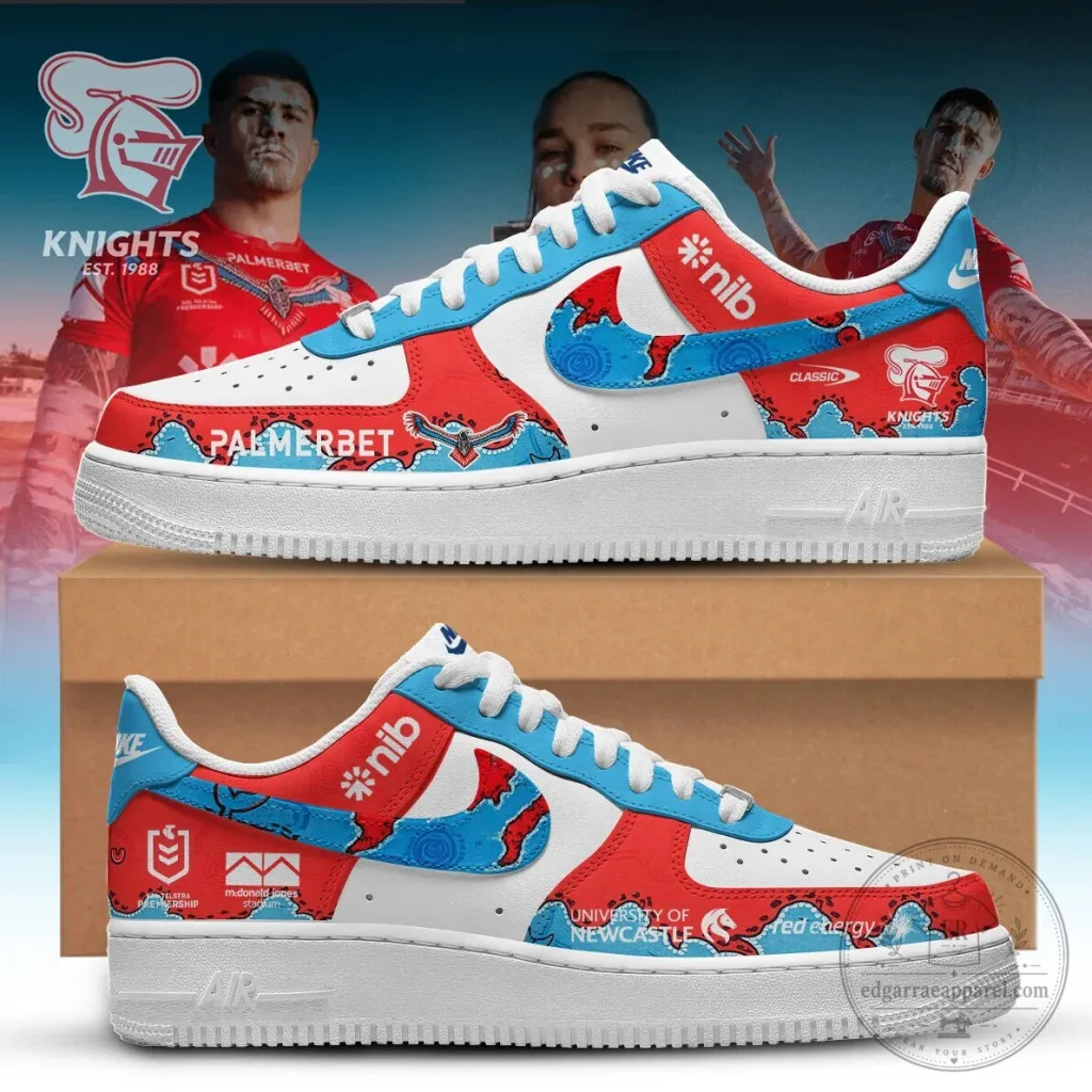 Newcastle Knights Indigenous Edition Nike Air Force 1 Shoes