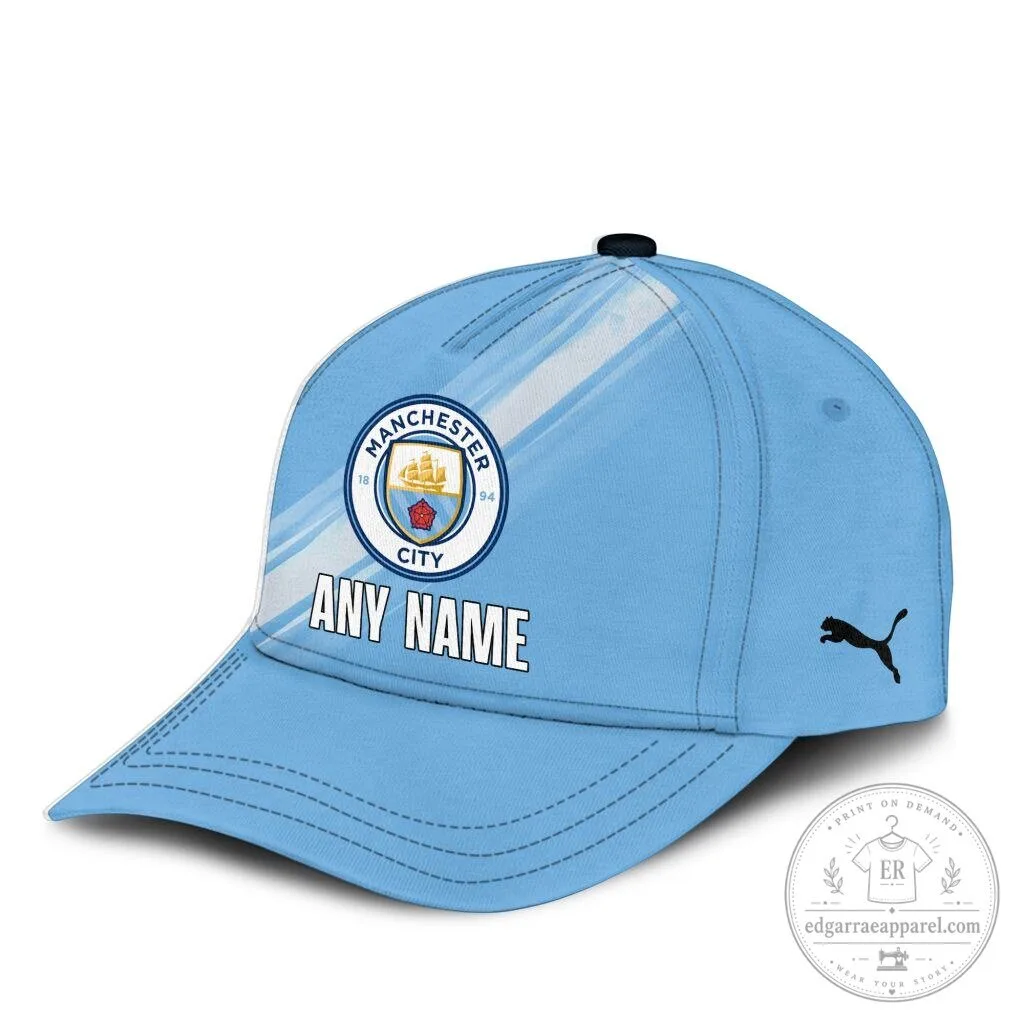 Personalized Manchester City Football Club Sky Blue Baseball Cap Hat 9 Personalized Manchester City Football Club Sky Blue Baseball Cap Hat