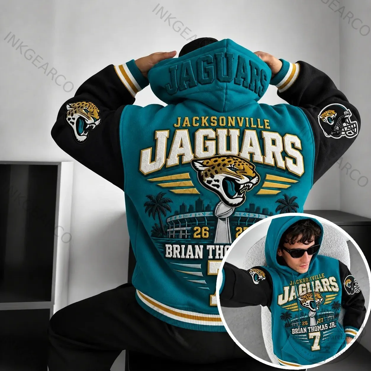 Jacksonville Jaguars Super Bowl Champions Brian Thomas Jr. Hoodie