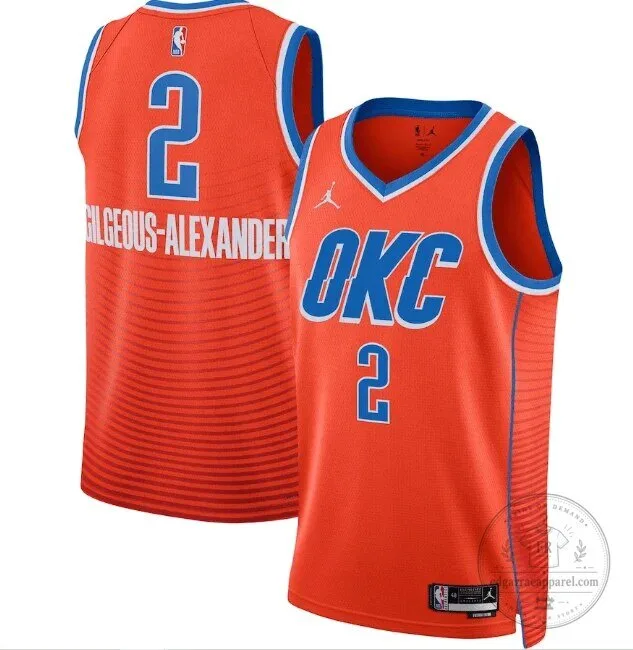 Shai Gilgeous-Alexander Oklahoma City Thunder Statement Edition Jersey