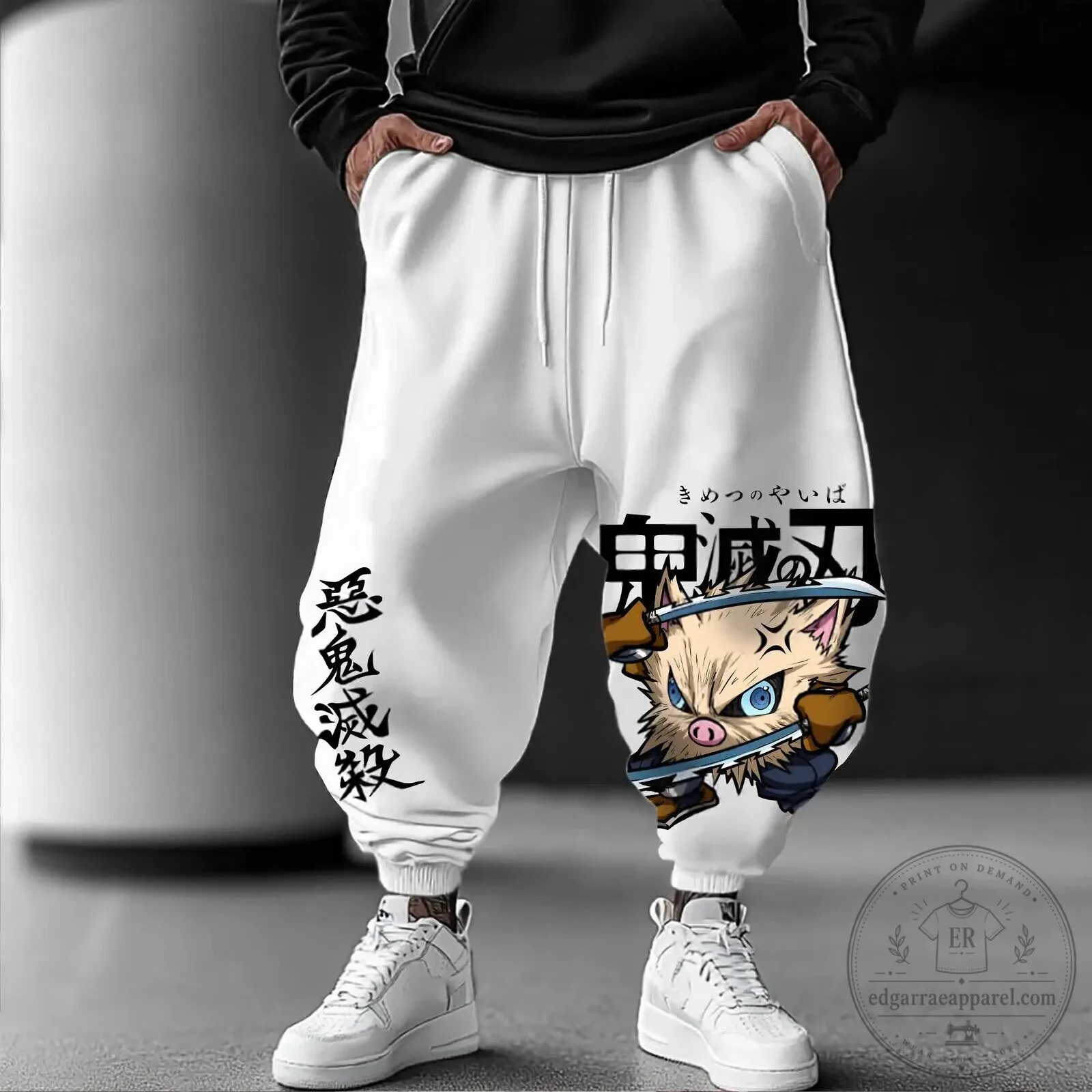 Demon Slayer Inosuke Hashibira Anime Streetwear Pants