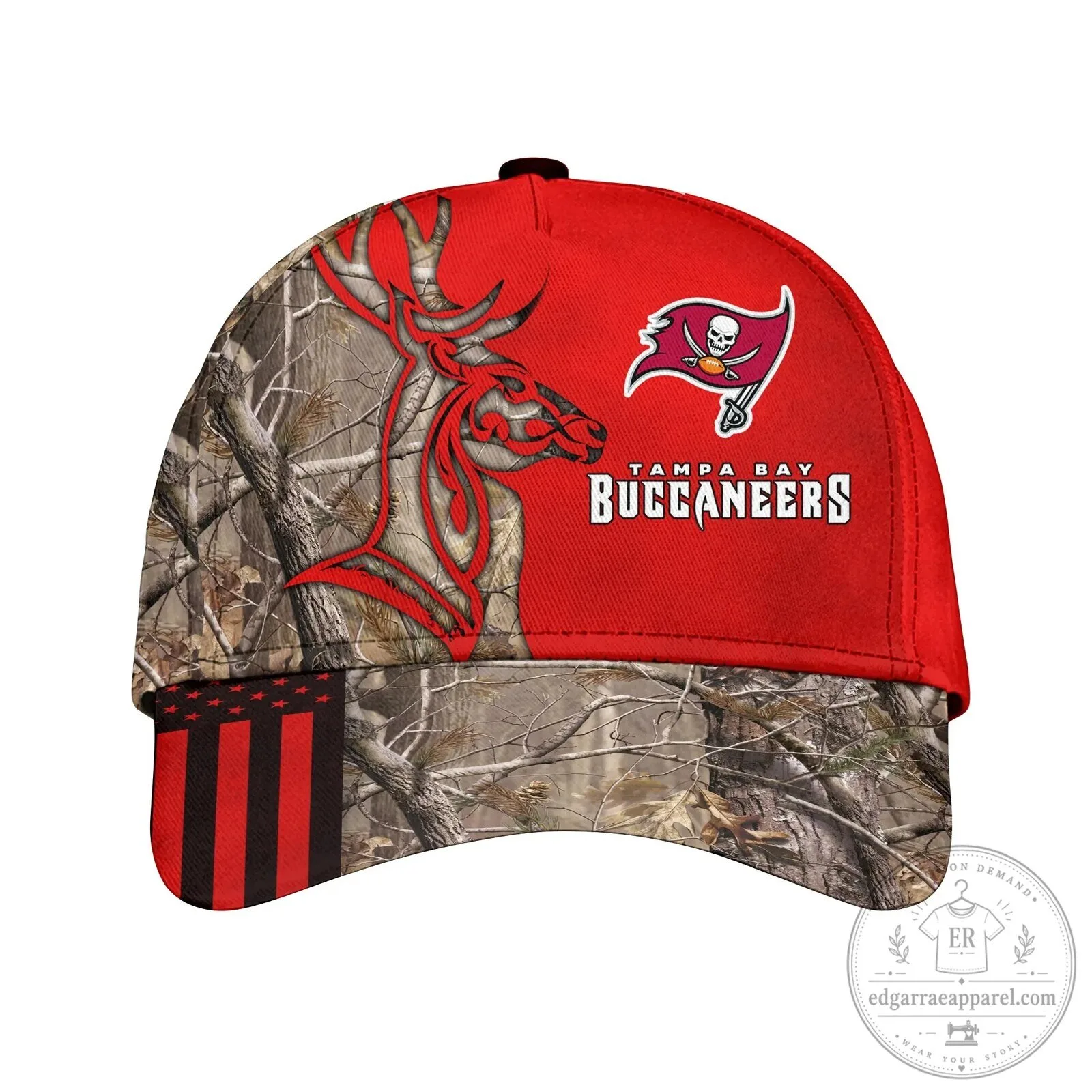 Tampa Bay Buccaneers Deer Hunting Camouflage Baseball Cap Hat
