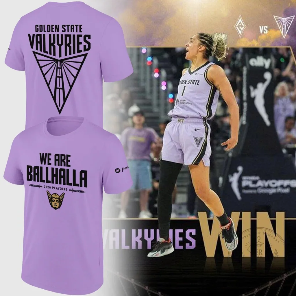 Golden State Valkyries Basketball Team Ballhalla Loud Fan T-Shirt Golden State Valkyries Basketball Team Ballhalla Loud Fan T-Shirt
