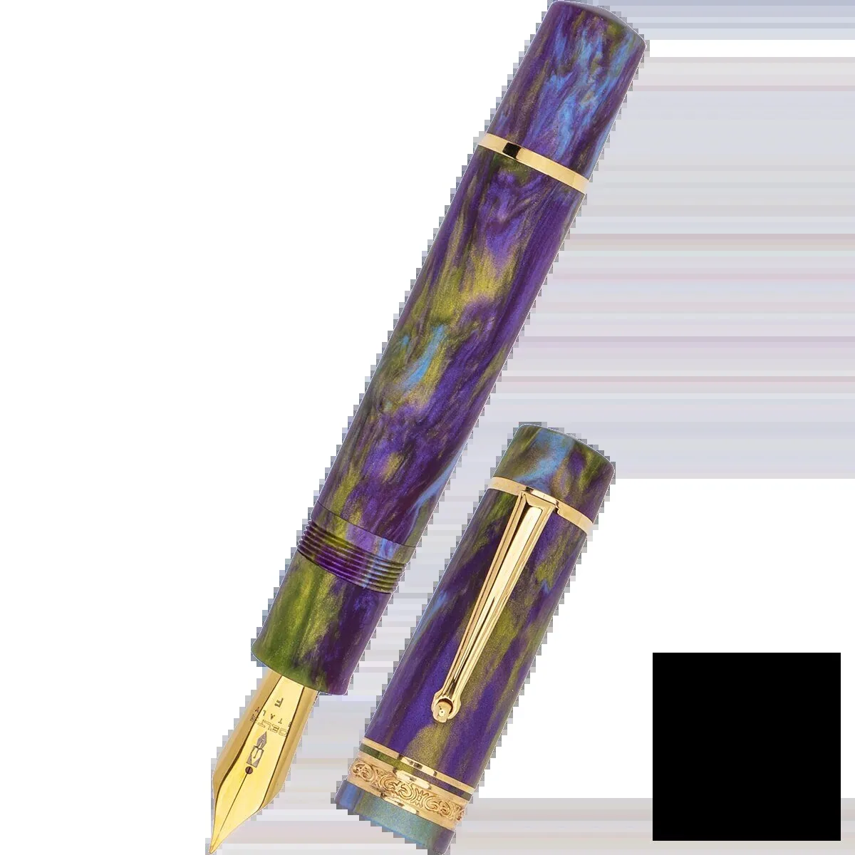 Delta Wisteria Walk Limited Edition Gold Trim Fountain Pen