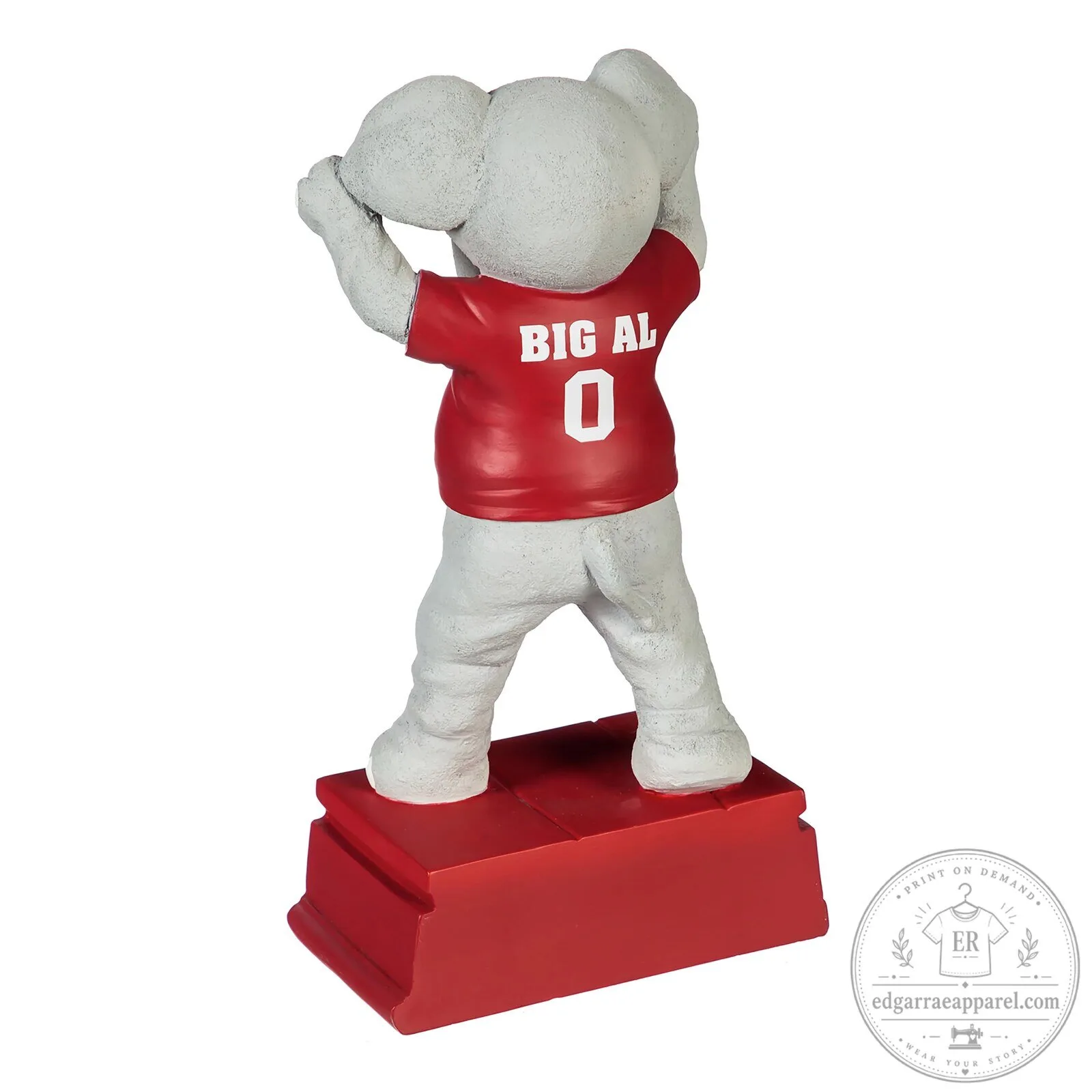 University of Alabama Crimson Tide Elephant Mascot Statue Figurine 11 University of Alabama Crimson Tide Elephant Mascot Statue Figurine