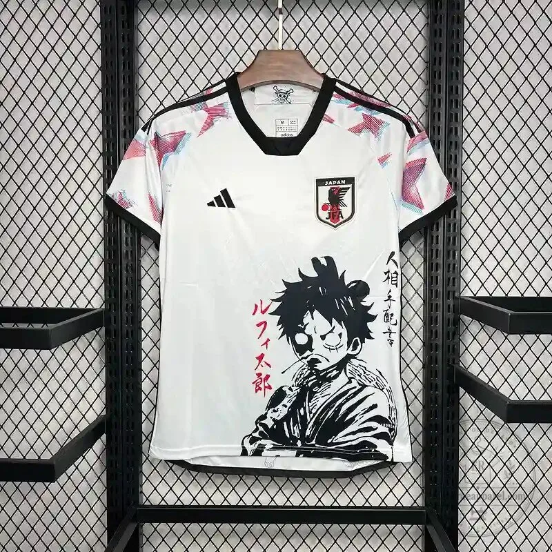 Japan National Football Team Soccer Jersey - One Piece Monkey D Luffy Edition