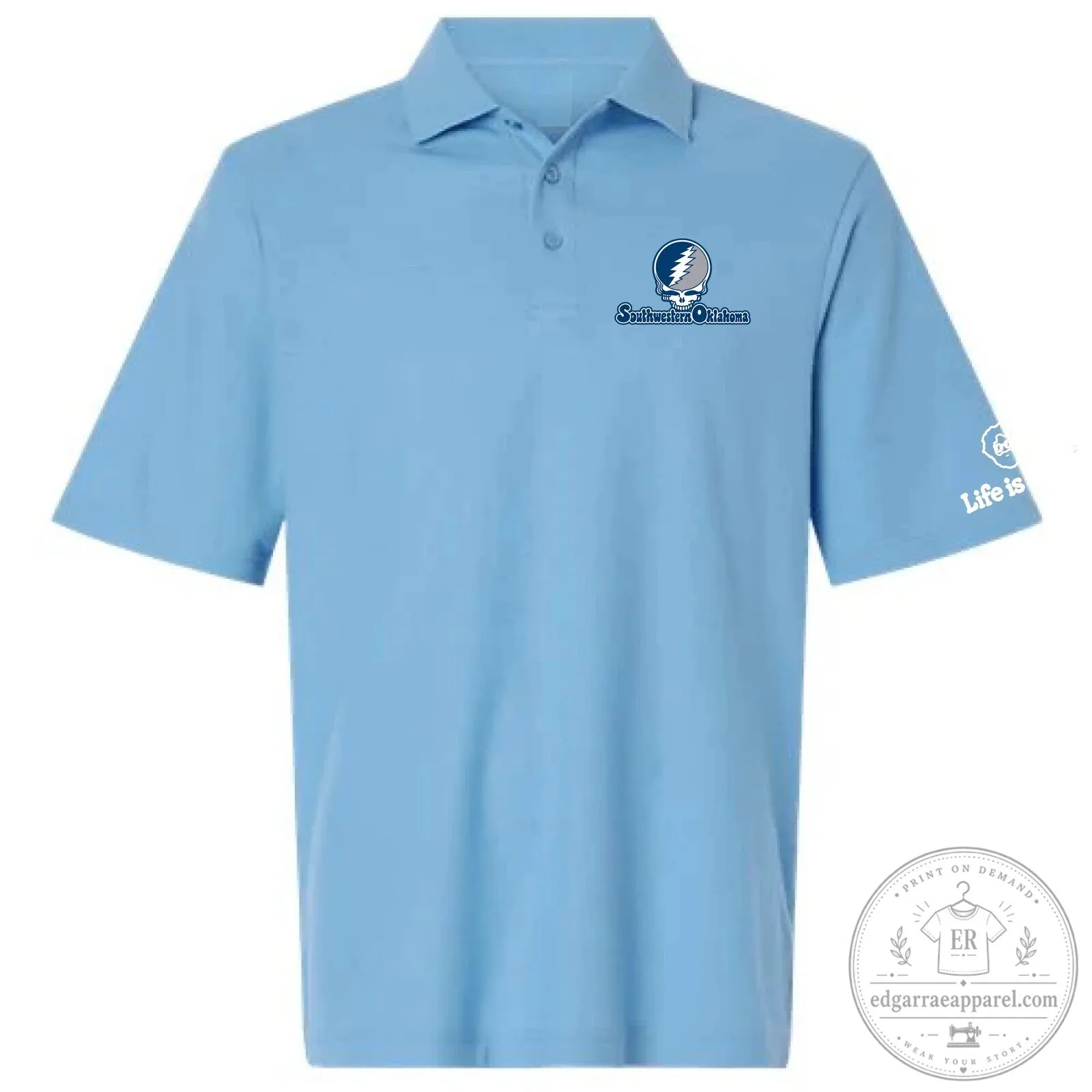 Southwestern Oklahoma State University Steal Your Face Polo Shirt