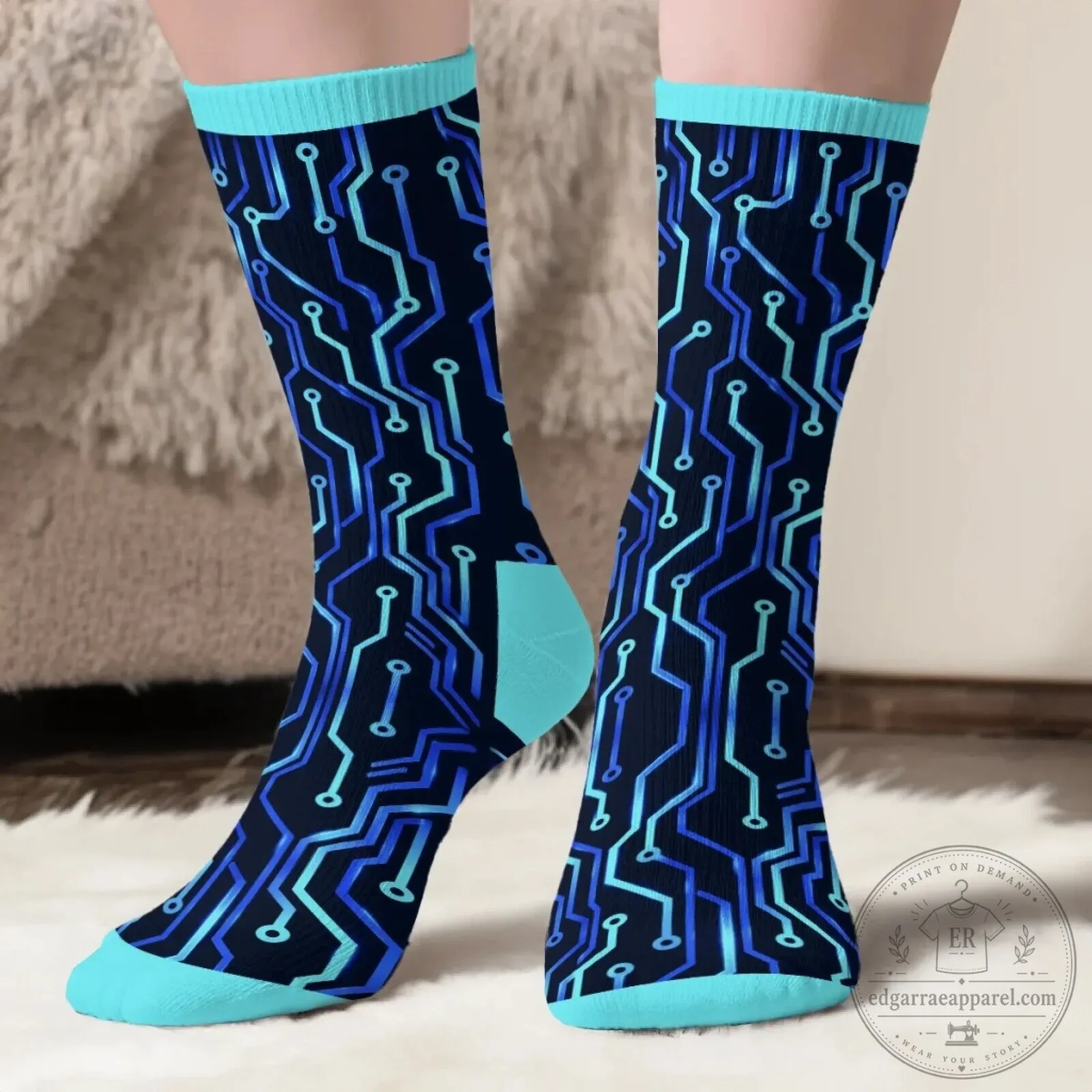 Personalized Gaming Boy Shhh I'm Gaming Custom Name Socks 10 Personalized Gaming Boy Shhh I