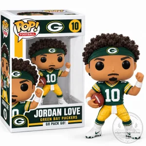 Jordan Love Green Bay Packers Football Quarterback Funko Pop Vinyl Figurine