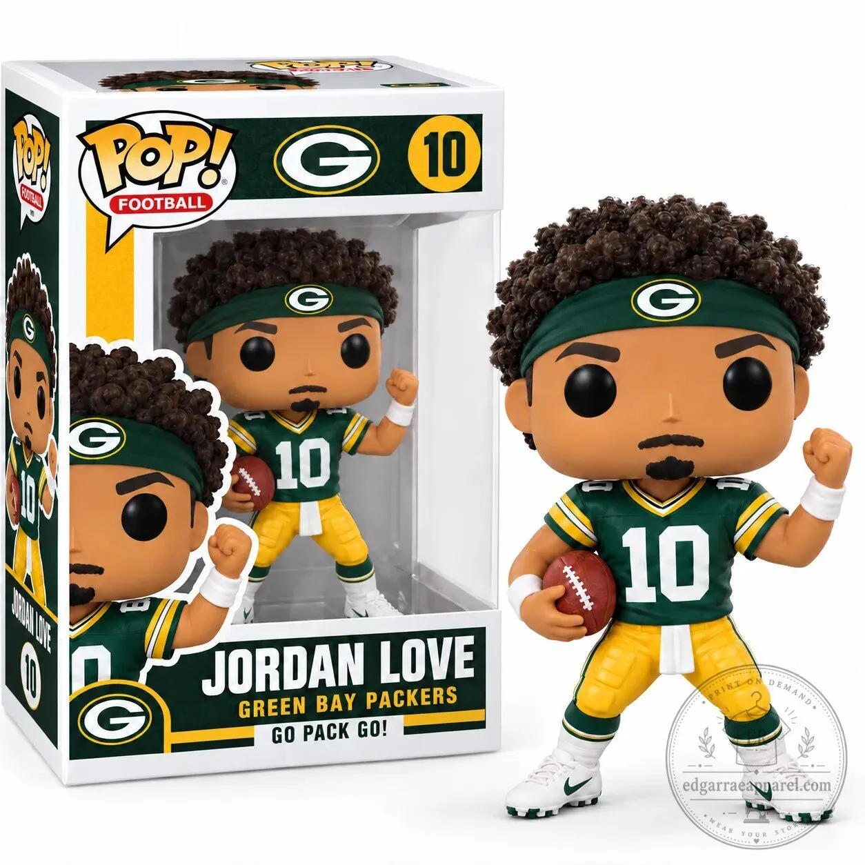 Jordan Love Green Bay Packers Football Quarterback Funko Pop Vinyl Figurine