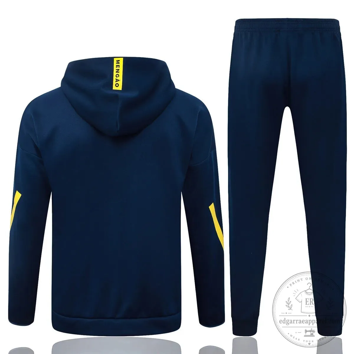 Flamengo Football Club Navy Blue Training Tracksuit Hoodie and Jogger Pants Set 8 Flamengo Football Club Navy Blue Training Tracksuit Hoodie and Jogger Pants Set