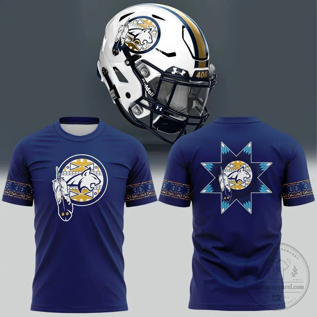 T-Shirt Celebrating Native American Heritage Month for Montana State Bobcats Football