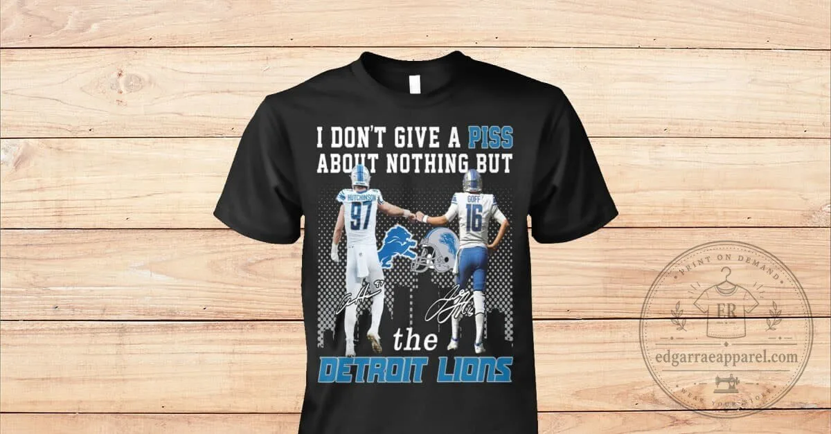 Detroit Lions Football Team Jared Goff Michael Brockers Quote T-Shirt