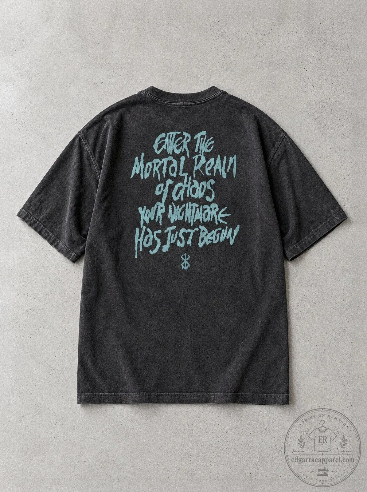 Berserk Summit of the Slain Vintage Washed Black Graphic T-Shirt 7 Berserk Summit of the Slain Vintage Washed Black Graphic T-Shirt