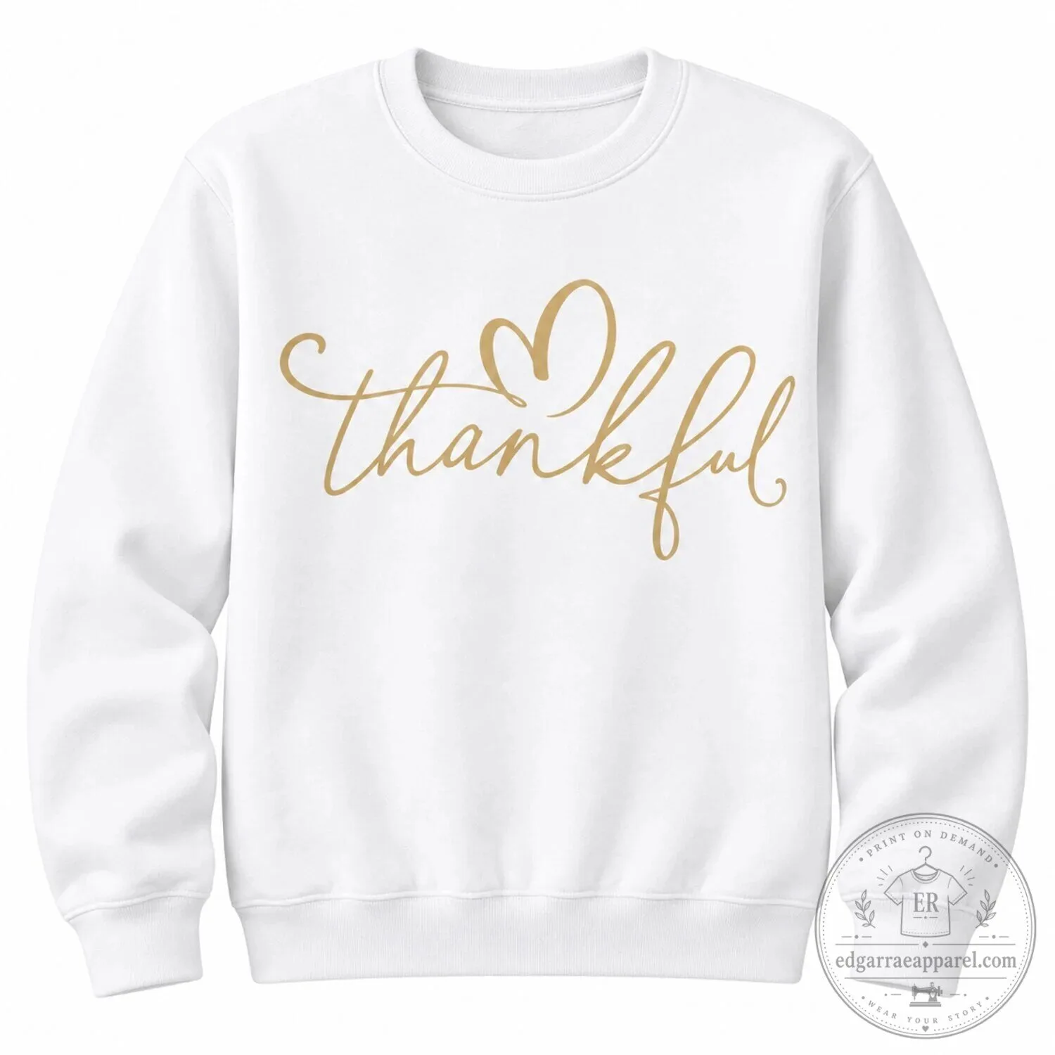 Thankful Script Heart Graphic Crewneck Cozy Fall Thanksgiving Sweatshirt 22 Thankful Script Heart Graphic Crewneck Cozy Fall Thanksgiving Sweatshirt