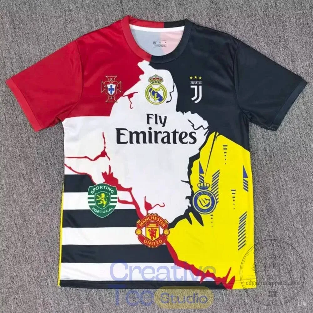 Cristiano Ronaldo Career Teams Football Jersey