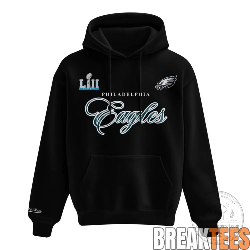 Philadelphia Eagles Super Bowl LII 2017 Champions Black Hoodie 6 Philadelphia Eagles Super Bowl LII 2017 Champions Black Hoodie