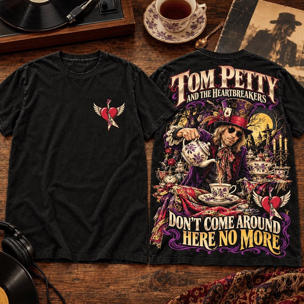 Tom Petty and the Heartbreakers Don't Come Around Here No More T-Shirt