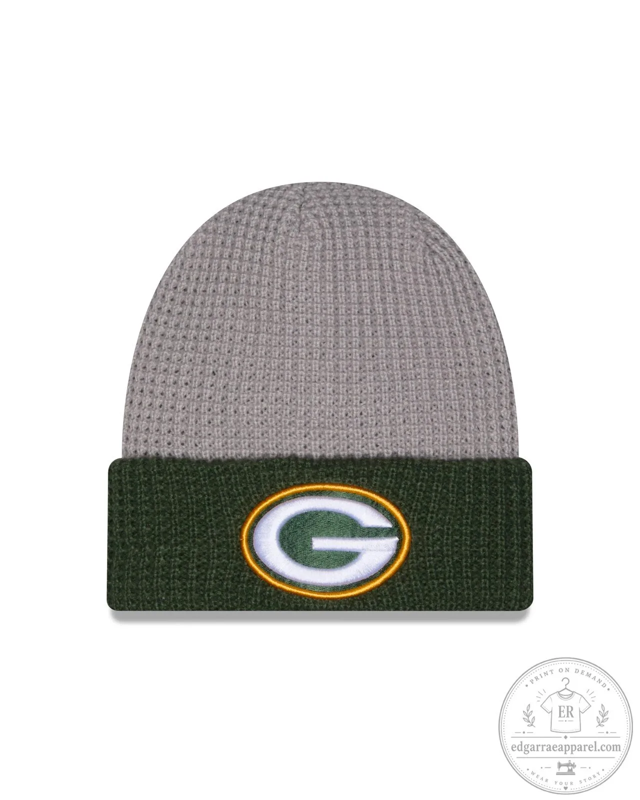 Green Bay Packers NFL Football Team Logo Gray Knit Cap Hat